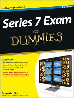 cover image of Series 7 Exam For Dummies
